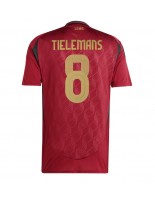 Belgie Youri Tielemans #8 Domácí Dres ME 2024 Krátký Rukáv